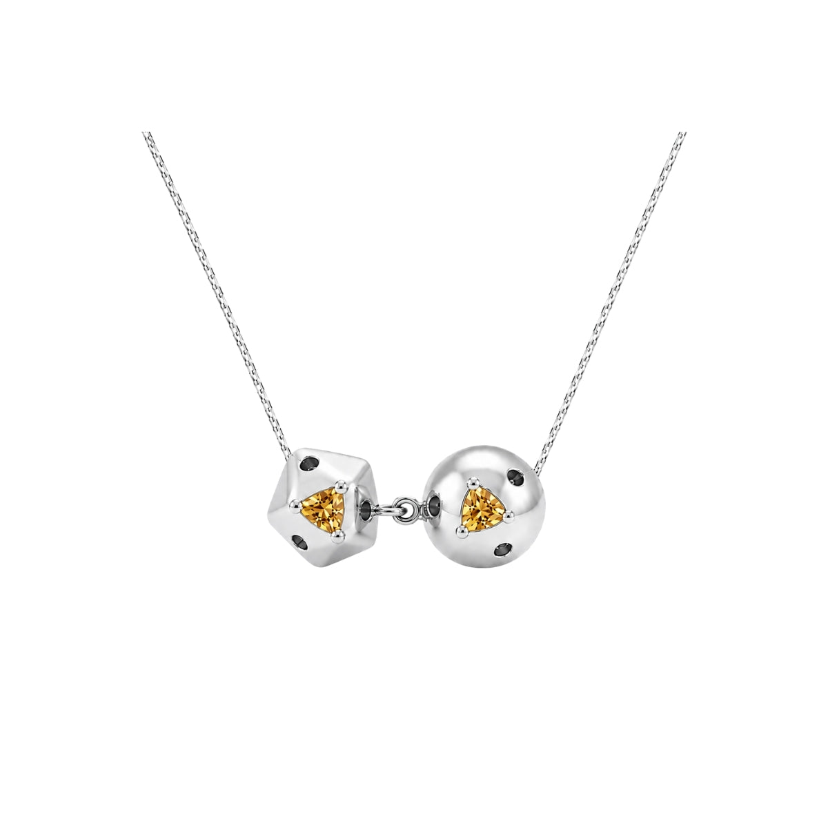 TINY DOUBLE SIAMO NECKLACE