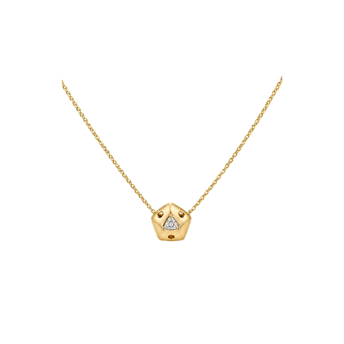TINY PENTAGON NECKLACE