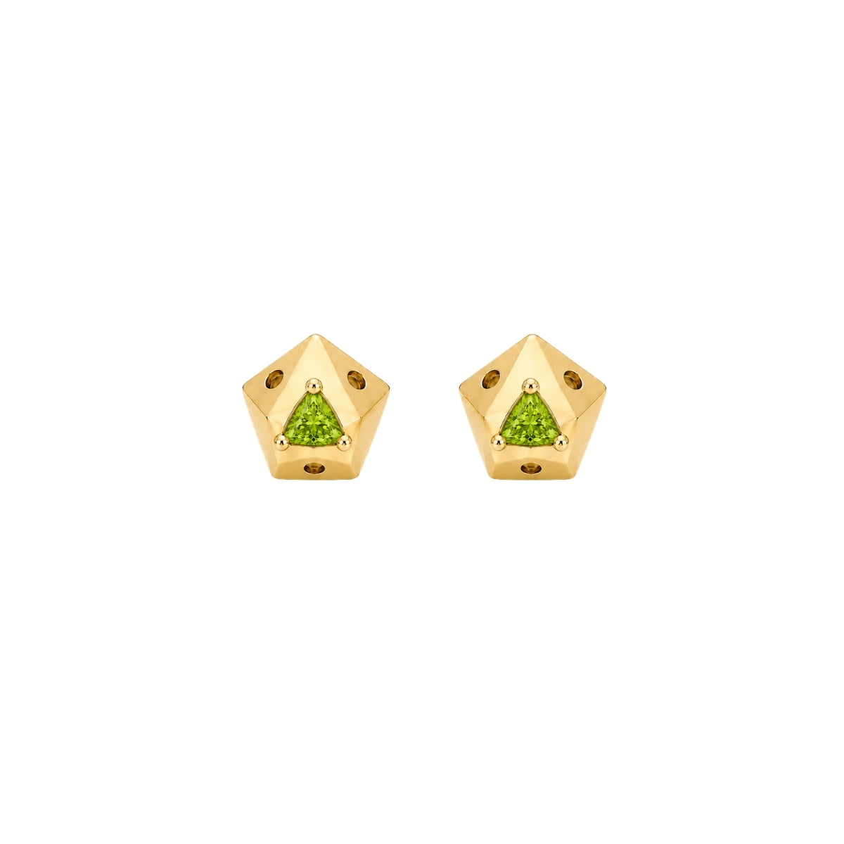 TINY PENTAGON STUDS