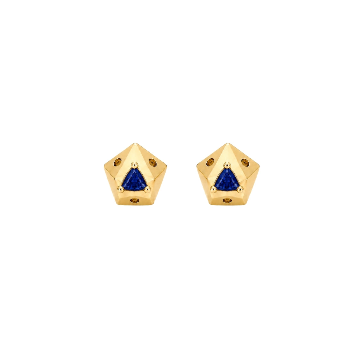 TINY PENTAGON STUDS