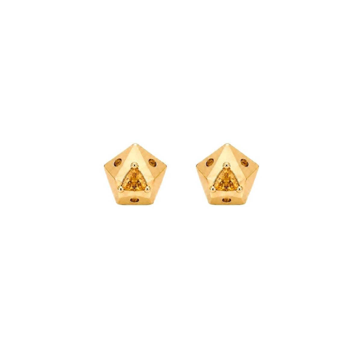 TINY PENTAGON STUDS