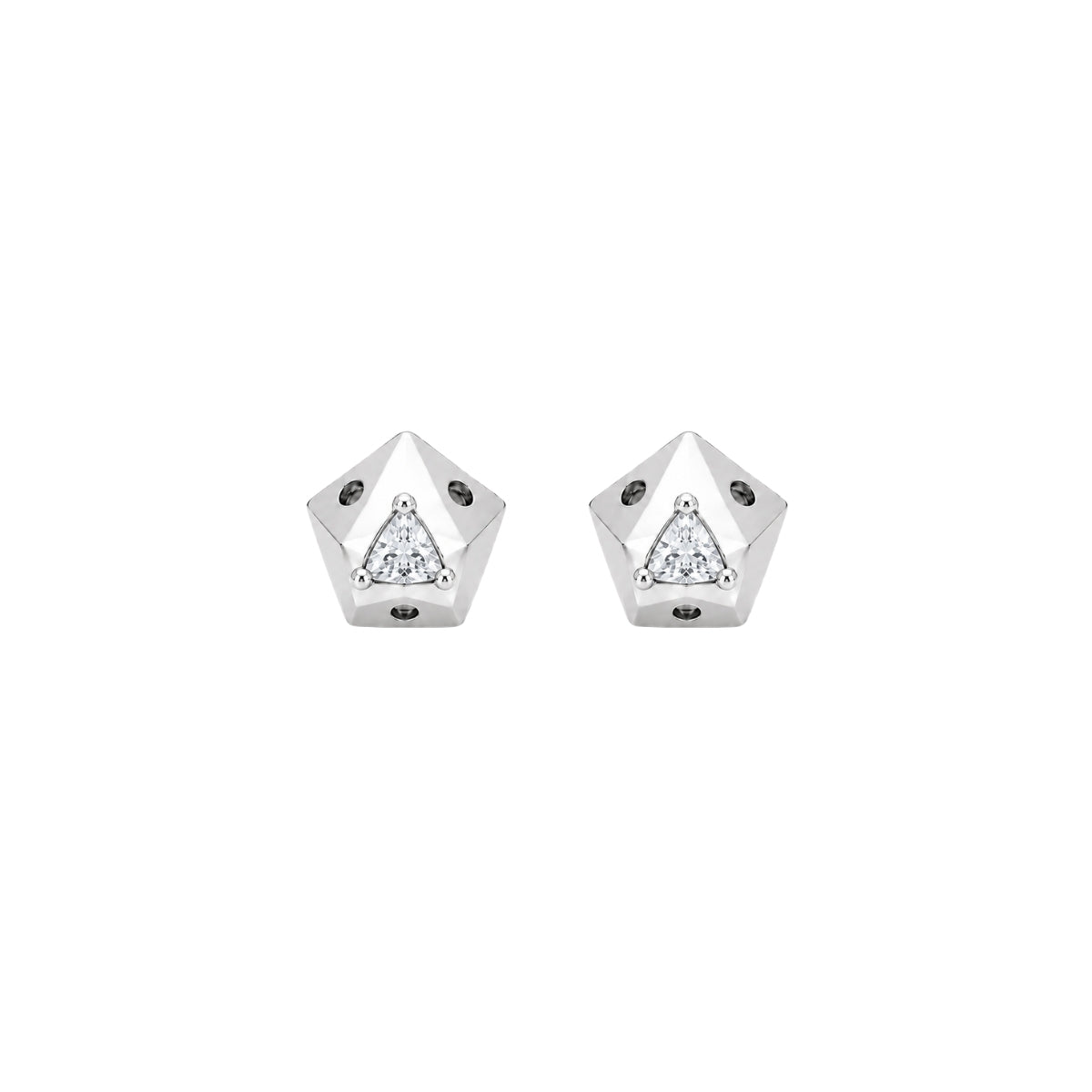 TINY PENTAGON STUDS