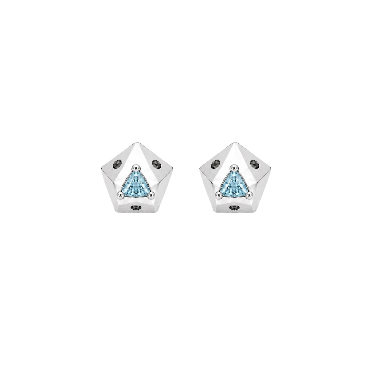 TINY PENTAGON STUDS