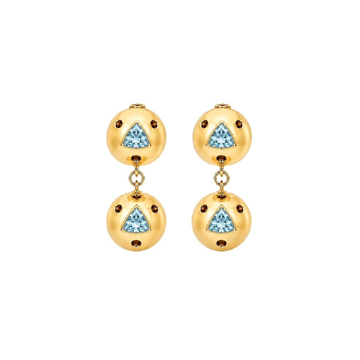 TINY DOUBLE SIAMO DROP DANGLE