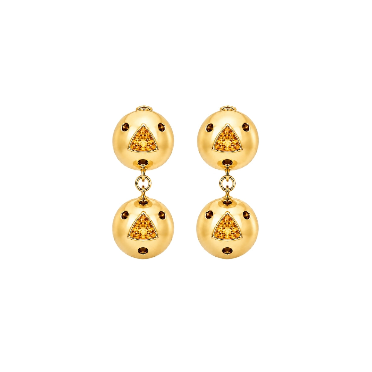 TINY DOUBLE SIAMO DROP DANGLE