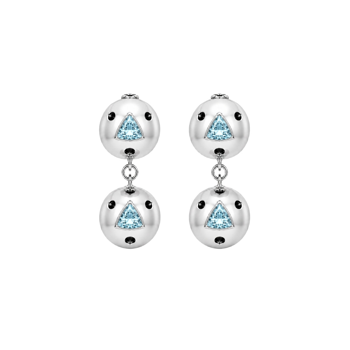 TINY DOUBLE SIAMO DROP DANGLE