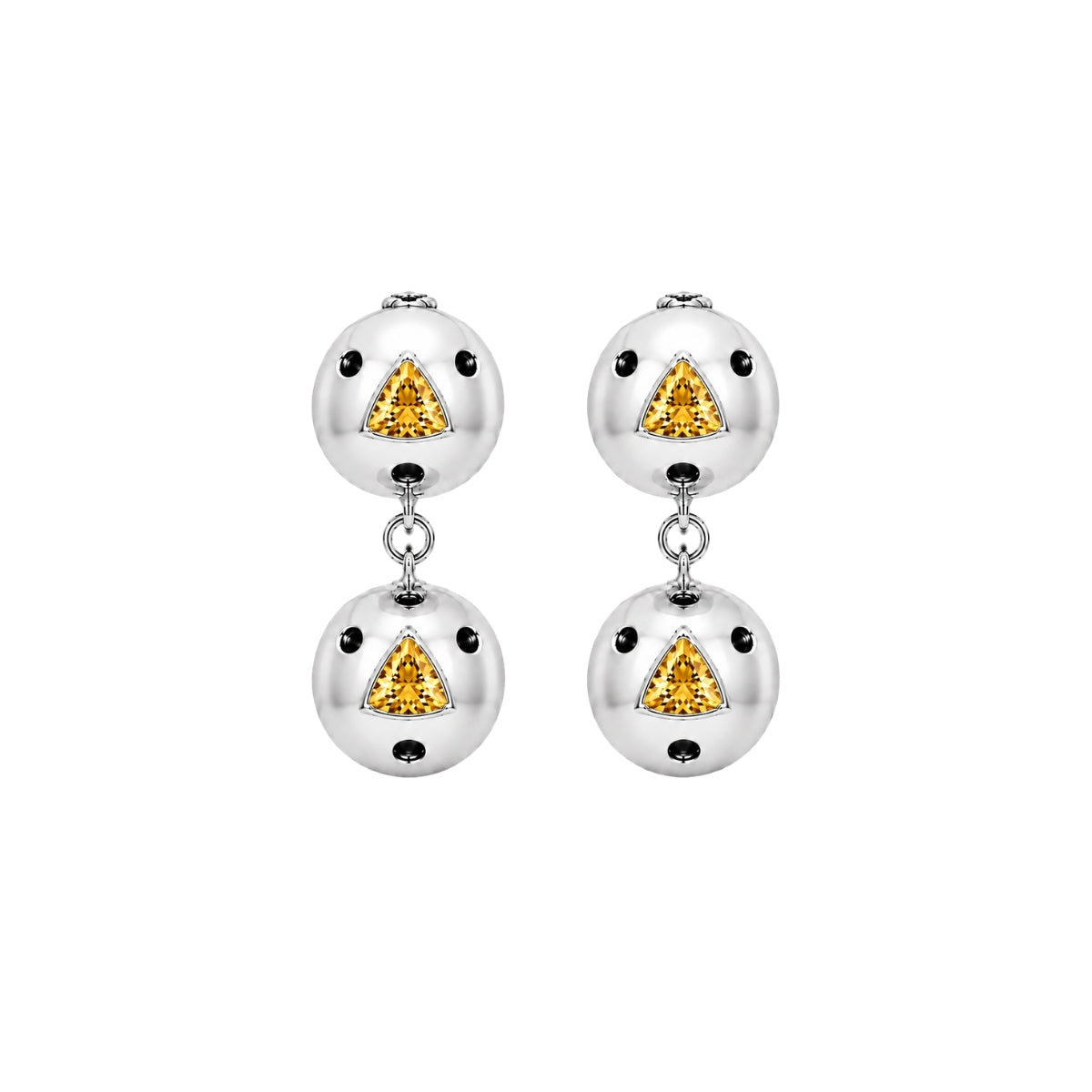 TINY DOUBLE SIAMO DROP DANGLE