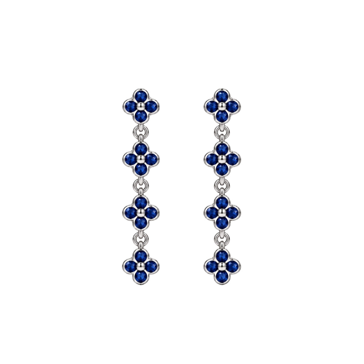 QUATTRO FIORE GARDENIA DANGLE EARRINGS