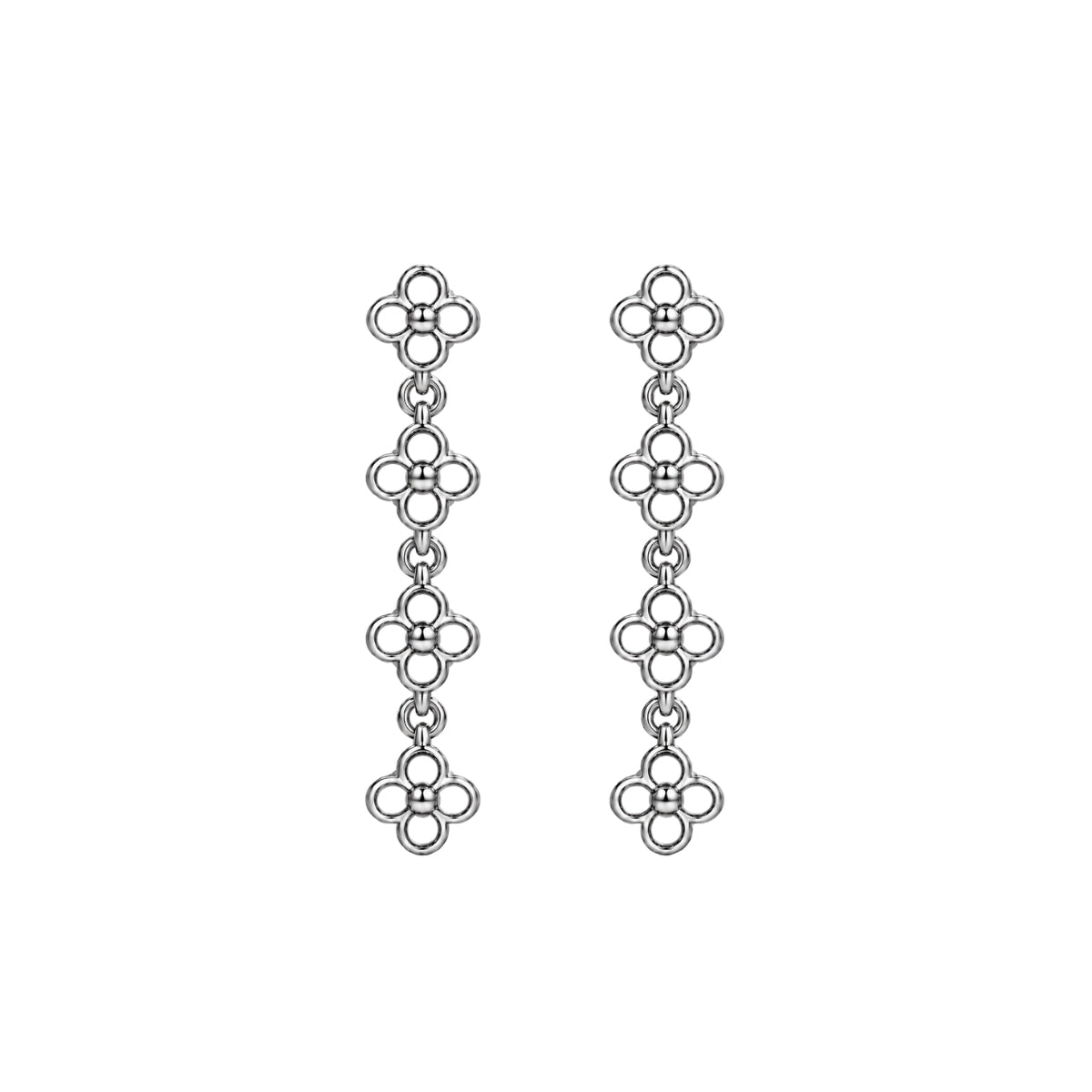 QUATTRO FIORE GARDENIA DANGLE EARRINGS