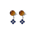AMBER FIORE STUDS