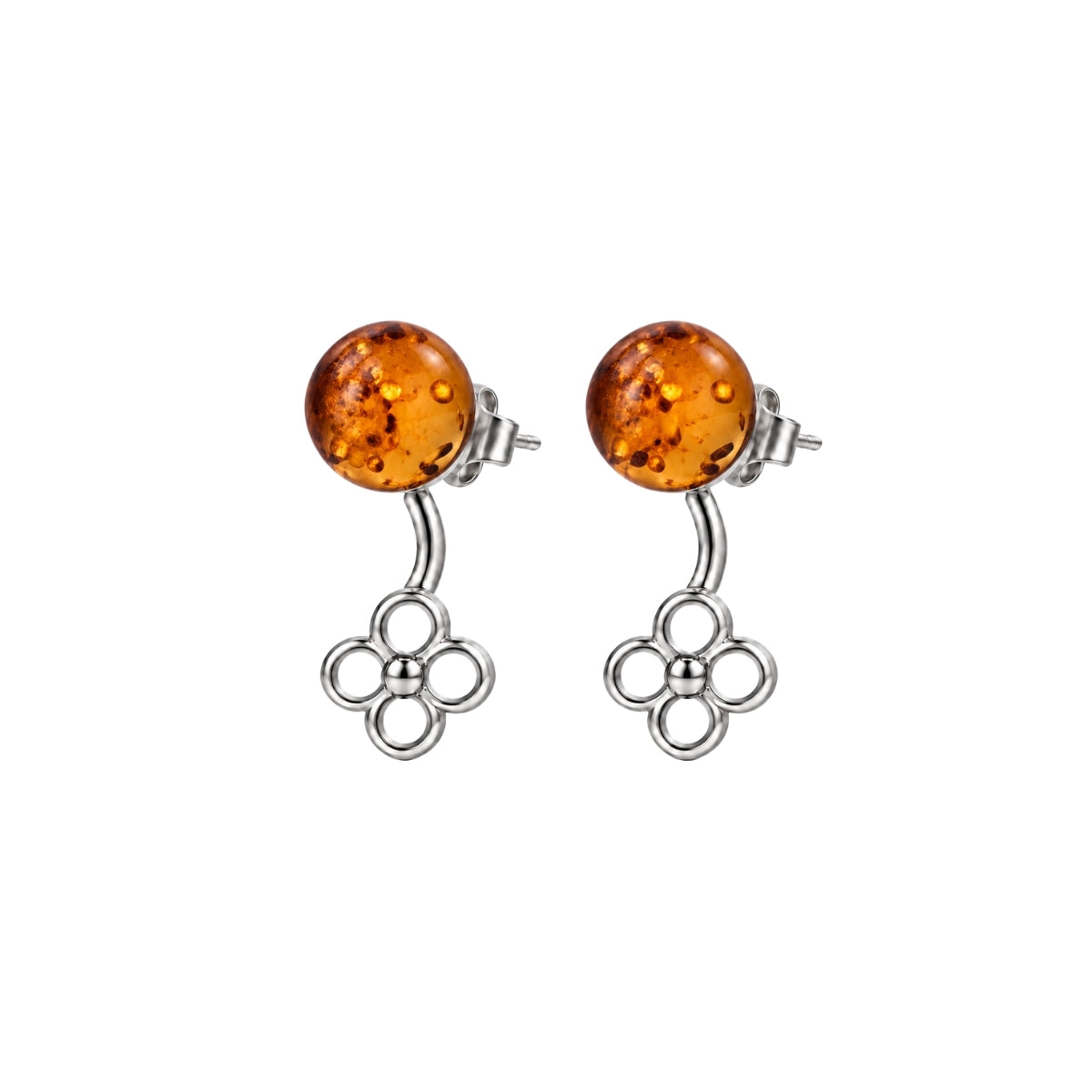 AMBER FIORE STUDS