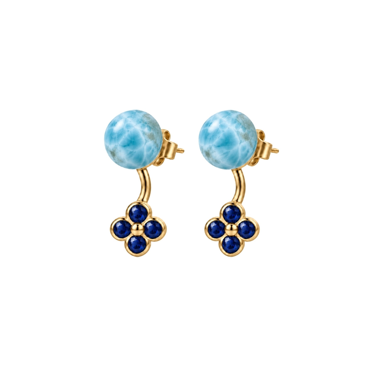LARIMAR FIORE STUDS