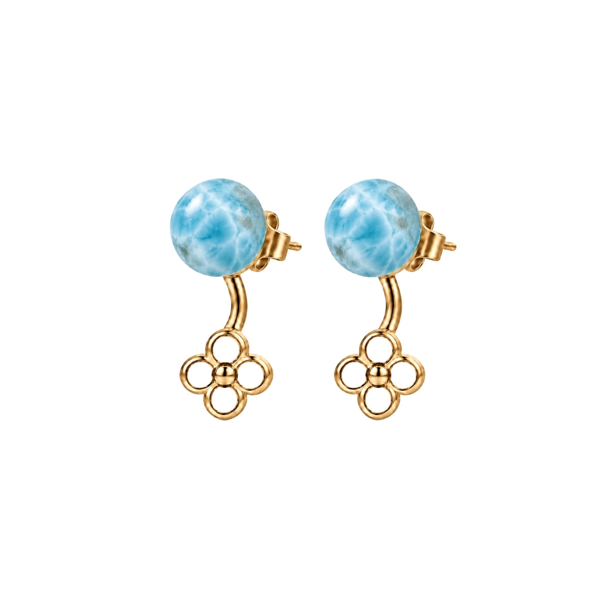 LARIMAR FIORE STUDS