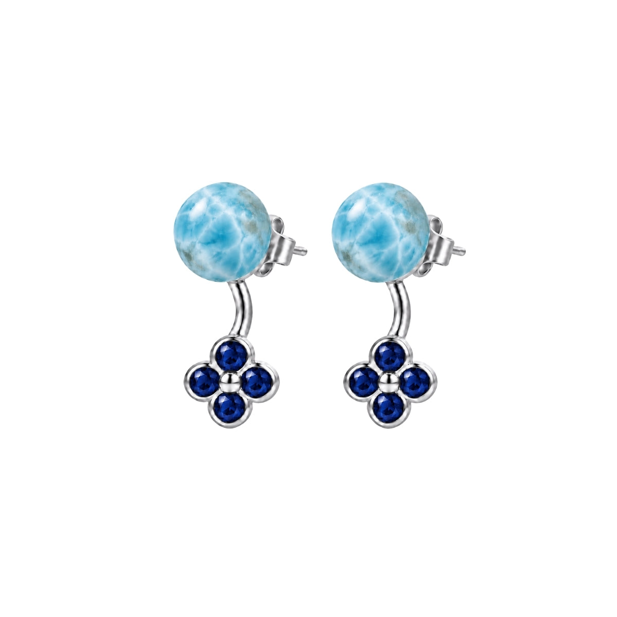 LARIMAR FIORE STUDS