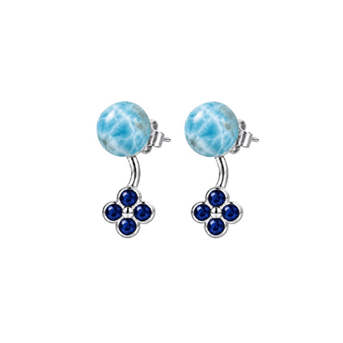 LARIMAR FIORE STUDS