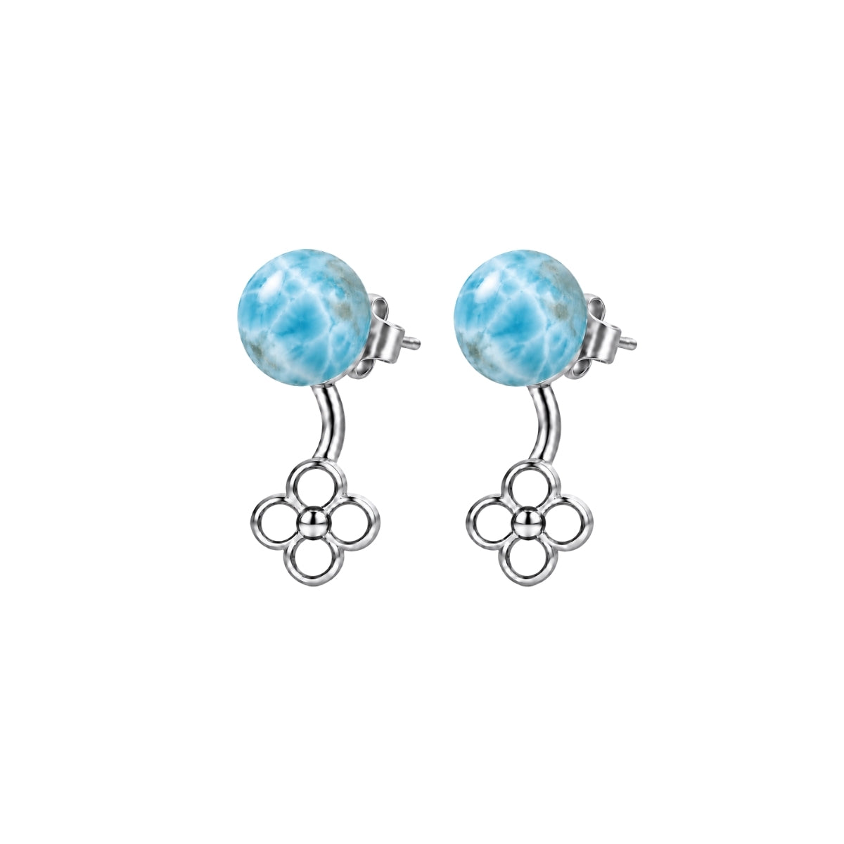 LARIMAR FIORE STUDS