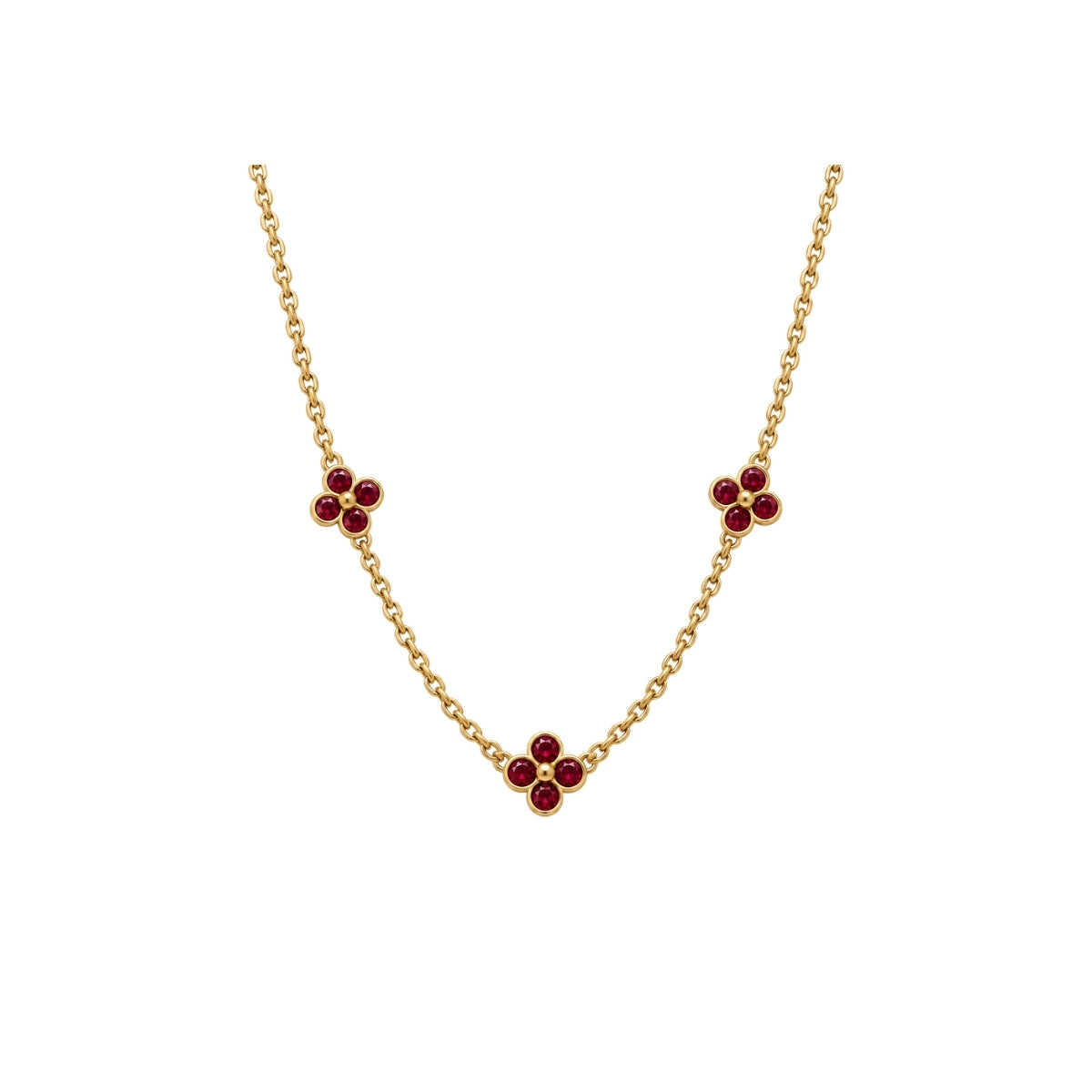 TRIPLE FIORE NECKLACE