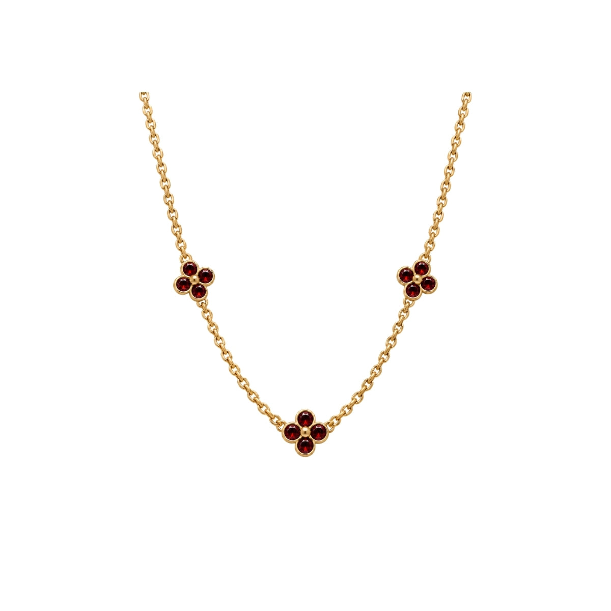 TRIPLE FIORE NECKLACE