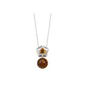 PENTAGON AMBER NECKLACE