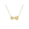TINY DOUBLE SIAMO NECKLACE