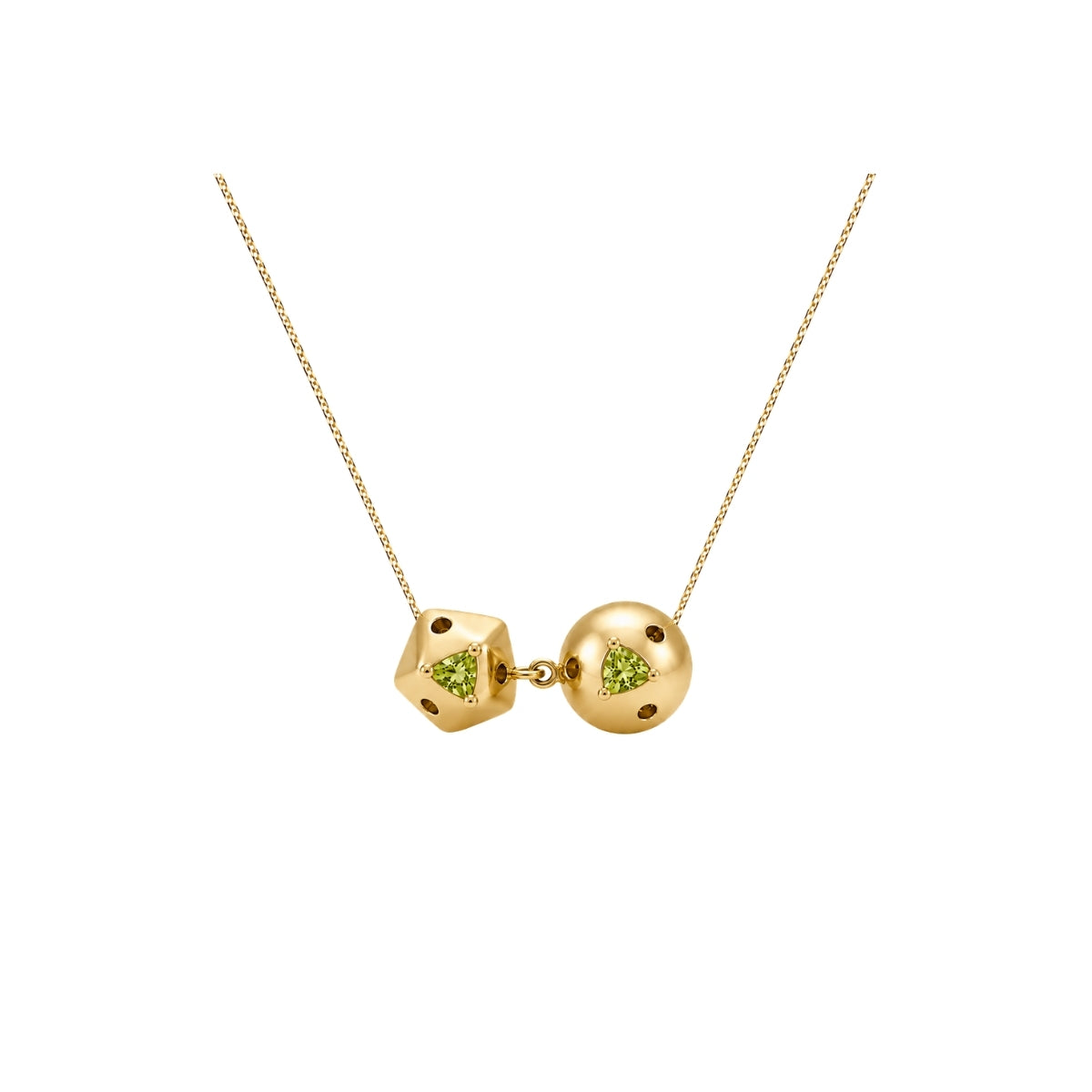 TINY DOUBLE SIAMO NECKLACE