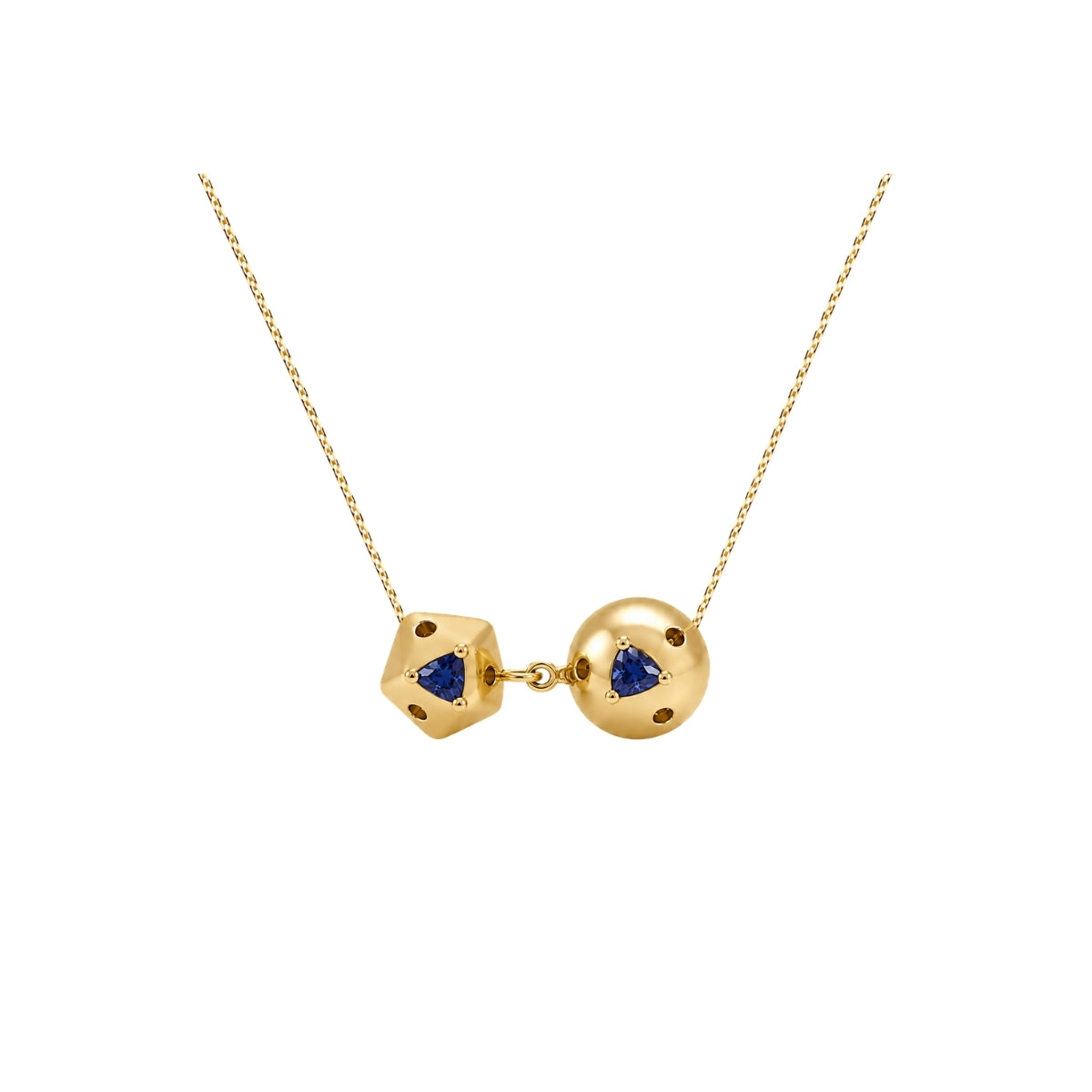 TINY DOUBLE SIAMO NECKLACE