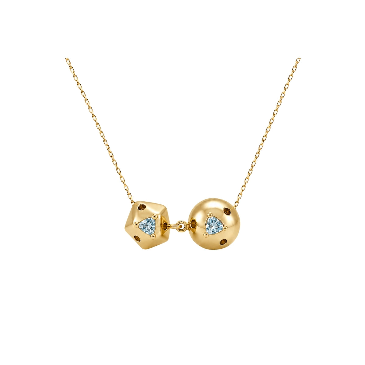 TINY DOUBLE SIAMO NECKLACE