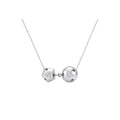 TINY DOUBLE SIAMO NECKLACE