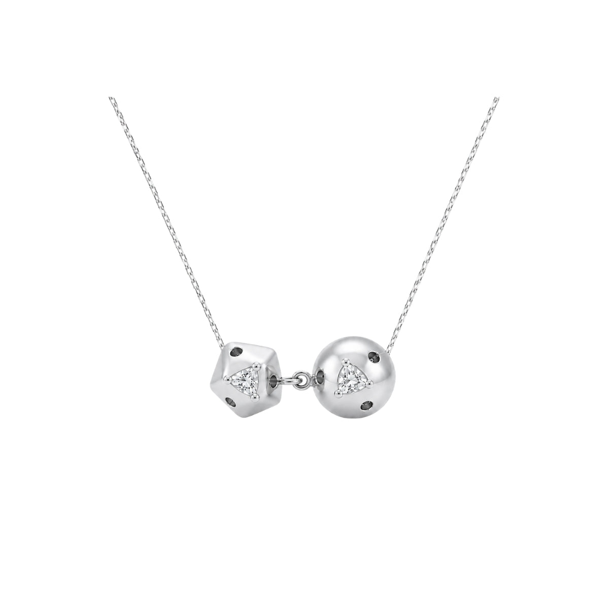 TINY DOUBLE SIAMO NECKLACE