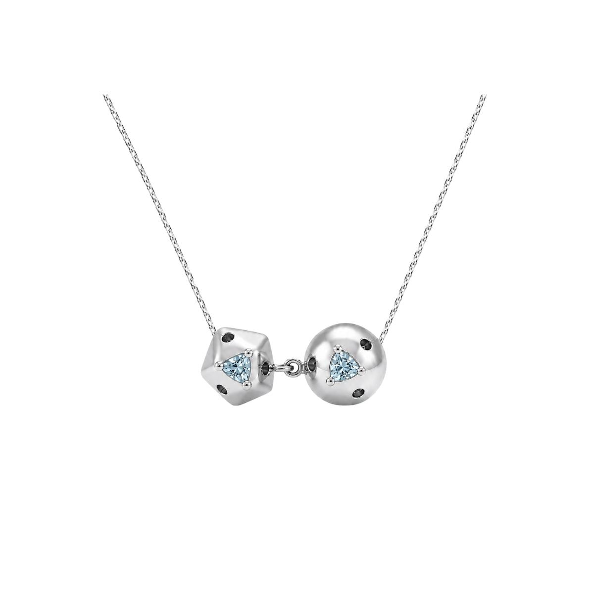 TINY DOUBLE SIAMO NECKLACE